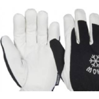 Vinterhandske 'Snow II' helforet skind/stof 234-11