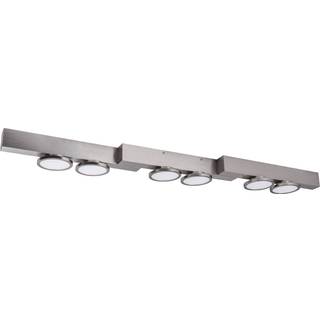 Lucande Kellino loftlampe, 6 lyskilder, nikkel