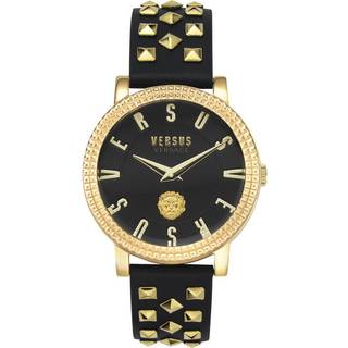 Versus by Versace VSPEU0219 Pigalle Sort/Gul guldtonet stål Ø38 mm