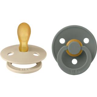 BIBS Colour Sut 2-Pak Latex Str. 2 Symmetrisk, Vanilla/Pine