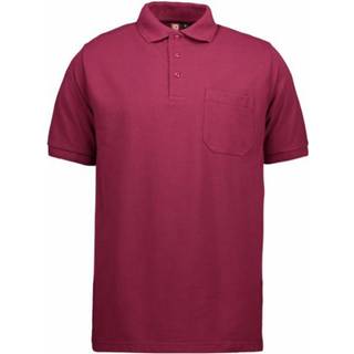 ID 0320 PRO Wear poloshirt lomme Bordeaux XL