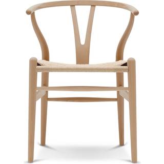Carl Hansen - CH24 Y-Stolen Bok/ Snöre Natur Oljad - Spisebordsstole - Hans J. Wegner - Træ farvet - Papir/Træ