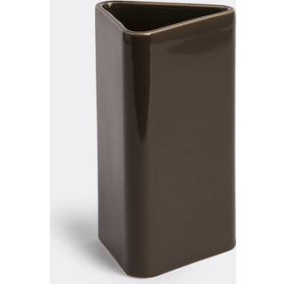 Raawii Vases - 'Canvas' vase, small, army green in army green Earthenware