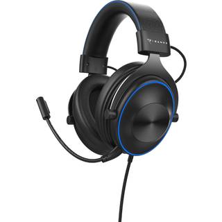 Piranha HP100 gaming headset - sort/blå (På lager i varehus)