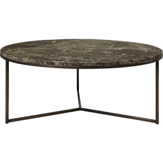 Artwood, Cedes Sofabord Brun Marmor Ø100 cm Artwood