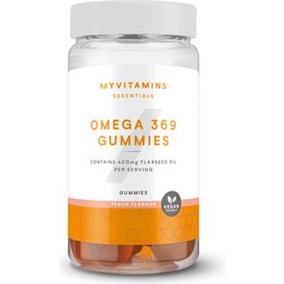 Vingummier med omega-3, -6 og -9 - 60gummies - Peach