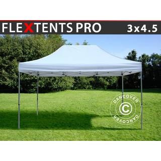 Foldetelt FleXtents Easy up pavillon PRO 3x4,5m Hvid