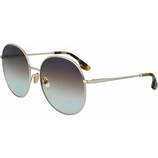 Victoria Beckham Kvinde VB224S 730 Solbriller Metal Guld Multifarvet Rund Skygge