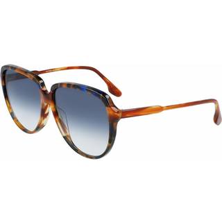 Victoria Beckham VB618S 212 60 Solbriller Kvinder Tortoiseshell - Blue Tortoise Brown - 60mm