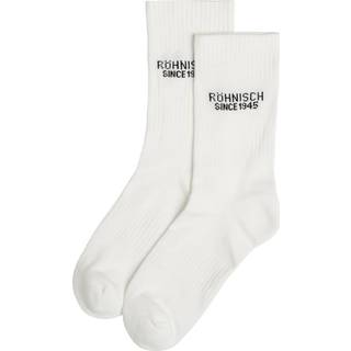 Röhnisch Women's 2-Pack Logo Socks White, 39-41