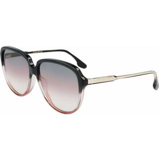 Victoria Beckham Kvinde VB618S 039 Solbriller Acetat Grå / Rosa Rosa Rund Skygge