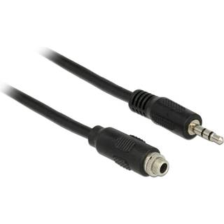 Delock Stereo jack-kabel 3,5 mm hun til panelmontering på han, 1 m