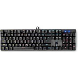 Nedis - Wired Gaming Keyboard | USB Type-A | Mekaniske Taster | LED | QWERTY | US layout | USB Drevet | Strømkabellængde: 1.50 m | Gaming - GKBDM110BKUS