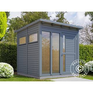Anneks i træ, Bertilo Pentus 2O, 2,26x2,34x2,33m, Grå