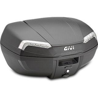 Givi TOPCASE E46 RIVIERA MONOLOCK PLADE 46L blå