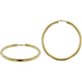 trendor 51174 Ohrringe Creolen Gold 333 / 8K Breite 2,5 mm Ø 40 mm