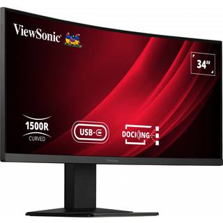 VIEWSONIC 34"  UWQHD Curved Docking
