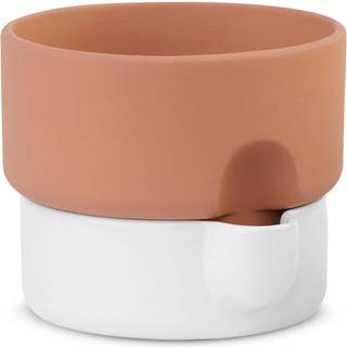 Northern Oasis selvvandende krukke medium Ø20,5 cm Terrakotta/Hvid