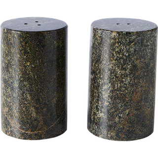 Salt & Peber sæt Vita S/2 - Seagrass Marmor - Ø4,5xH8,5 cm