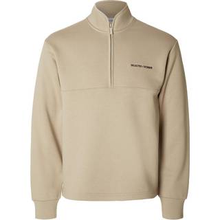 SLHHANKIE LOGO HIGH NECK ZIP SWEAT