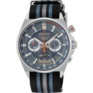 Seiko SSB409P1 Stainless Steel Nato Striped Nylon Strap Watch - W24133