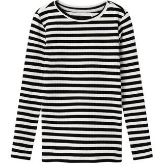 Name It Bluse Med Sorte Striber