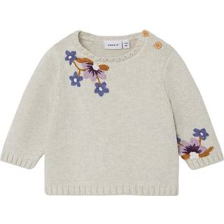 NAME IT Baby Striktrøje Salli Peyote Melange
