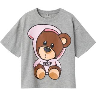 NAME IT Justin Bieber T-shirt Jabb Grey Melange