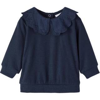 NAME IT Flæsekrave Bluse Rona Dark Sapphire