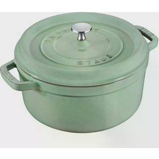 Staub La Cocotte 22 cm / 2,5 l, Rund, Salvie, Støbejern