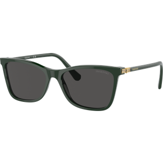 Swarovski SK6004 102687 55 Solbriller Kvinder Grøn - Emerald Green - 55mm