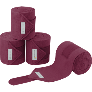Waldhausen Basic Fleecebandager - Burgundyred - L