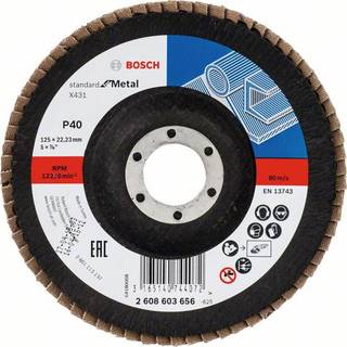 Bosch Flap Disc 125 mm Standard for Metal K40