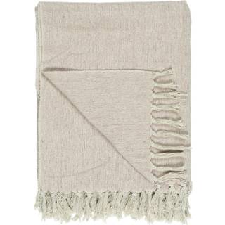 Ib Laursen - Strik plaid natur/sart rosa