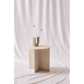 MELFORT sidebord diameter 40 cm - Beige