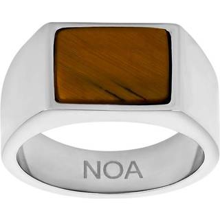 Son of Noa stål ring med gul tigerøje