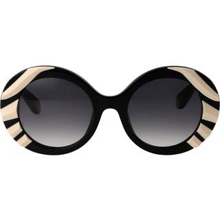 Roberto Cavalli Unisex SRC010V 700Y Solbriller Acetat Sort Grå Rund Normal Skygge