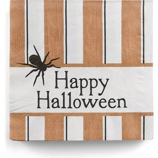 Retro Halloween Servietten mit Spinne 16 St.