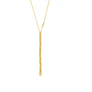 Michael Kors Premium Halskæde 18 kt. Forgyldt Rustfrit Stål MKC170700710 - Dame - 925 Sterling Silver
