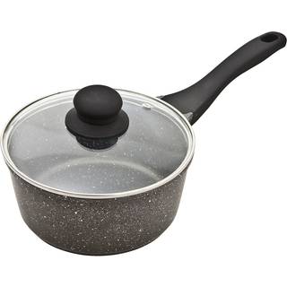 Granite Finish Cast Aluminium 20Cm Saucepan With Lid -