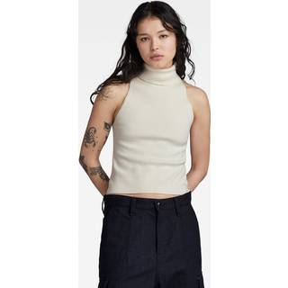 NY RAW Slim Knitted Top - Beige - Women