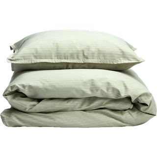 Gripsholm Dynebetrækset Bamboo stripe Pistage green 150x210 cm