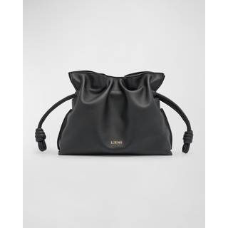 Loewe Flamenco Mini leather clutch - black - One Size