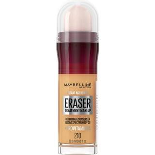 Maybelline Instant Age Rewind Eraser Foundation SPF 20 med Pro-Vitamin B5, nyanse 210 - Medium, creasfri finish