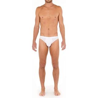 HOM Herren Slip weiß Baumwolle & Mix unifarben