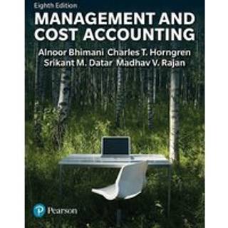 Management and Cost Accounting