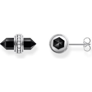 Thomas Sabo H2281-641-11 Damen-Ohrringe Onyx Schwarz Silber Ohrstecker
