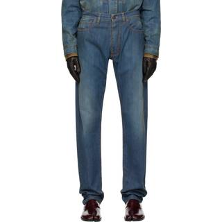 Maison Margiela Mid-rise straight jeans - blue - 31