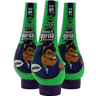 Moco de Gorila Galan Hair Styling Gel Reaktivatable With Water Langvarig Hold 3-Pack p? 11,99 oz hver 3 Presselige flasker