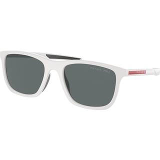 Prada Linea Rossa PS10WSF Asian Fit Polarized TWK02G 54 Solbriller Mænd Hvid - Matte White - 54mm